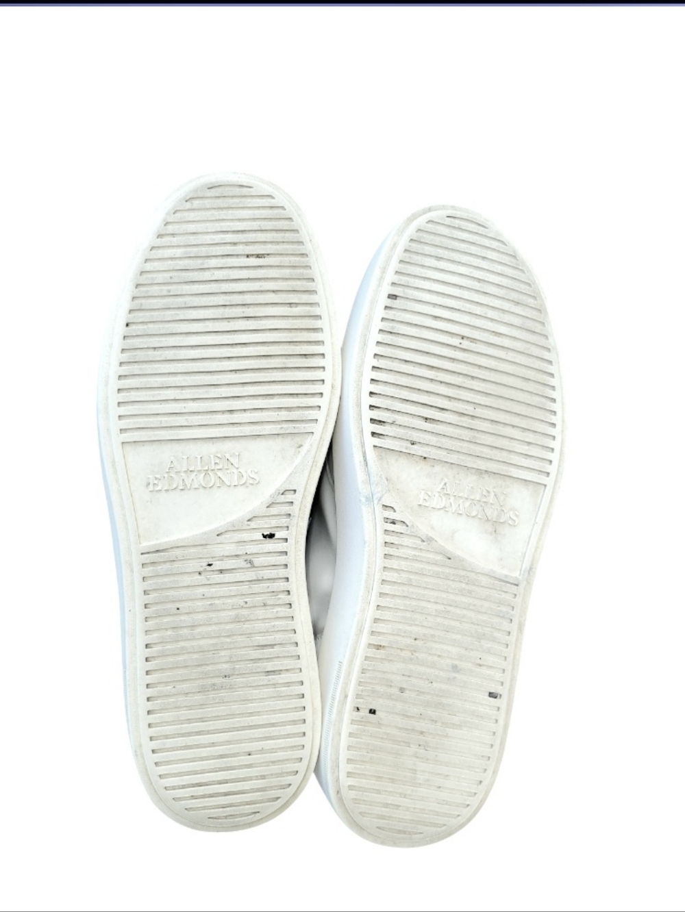 Allen Edmonds Owen White Leather Casual Sneaker Tennis Athletic Walk Shoe Men 11 - Picture 9 of 10